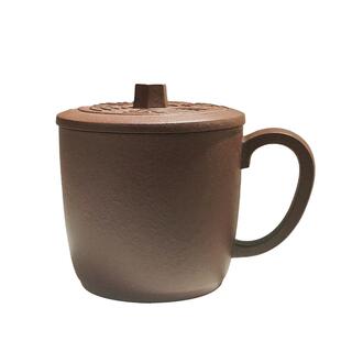玉成窑非遗长乐未央紫砂盖杯宜兴紫砂杯泡茶杯单盖杯盖子