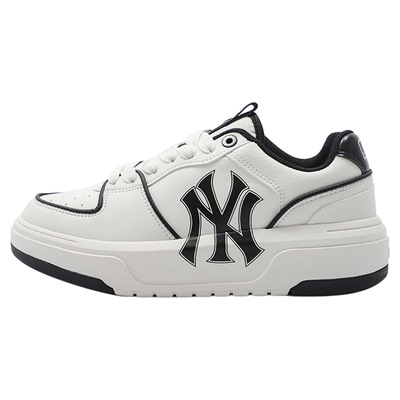 MLB Chunky Liner运动鞋男复古老花潮流厚底舒适防滑低帮板鞋女