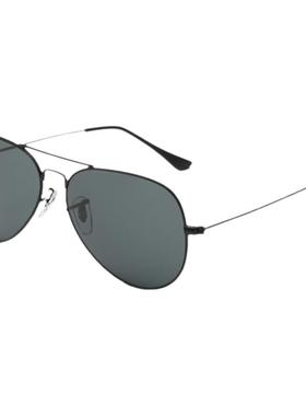 无防晒飞形员复古男墨镜