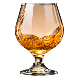 白兰地专用酒杯套装轻奢高档威士忌洋酒杯家用矮脚杯加厚玻璃商用