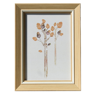 时几初 韩版相框摆台创意简约挂墙木质6寸7寸8寸10寸16寸A3照片框