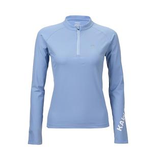 川崎羽毛球服男女秋冬款长袖抗风运动上衣跑步健身服训练服