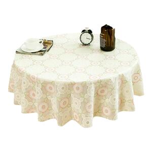 圆桌桌布防水防油防烫免洗家用小圆桌圆形餐桌布塑料pvc茶几台布