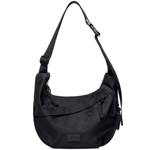 奥康饺子包2025新款健身包通勤托特包女帆布斜挎包大容量单肩包男