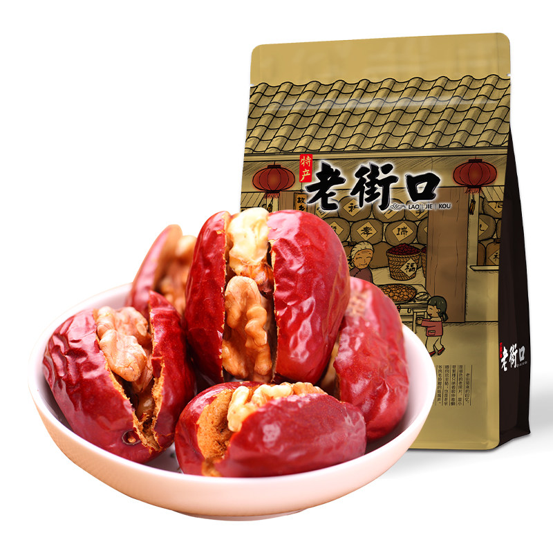 250g红枣夹核桃仁老街口抱抱果