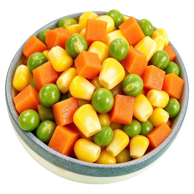 即食什锦蔬菜玉米粒低脂甜玉米粒混合胡萝卜青豆轻食代餐水果沙拉