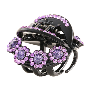 中年妈妈发卡优雅大气花朵小抓夹发夹女2025新款盘发头花夹子头饰