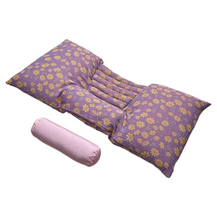 颈椎枕偏硬支撑圆枕头颈椎枕荞麦专用颈椎枕颈椎专用枕蝶形颈椎枕