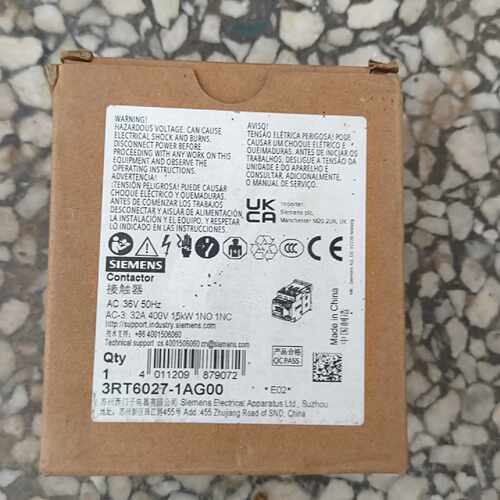 溢价-3RT6027-1AG00 接触器