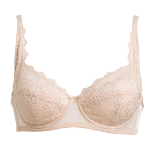 黛安芬经典大码夏季薄款内衣收副乳舒适蕾丝文胸大红19-575I包邮