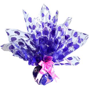 玻璃纸透明塑料包装纸平安夜鲜花礼品 圣诞苹果透明纸材料