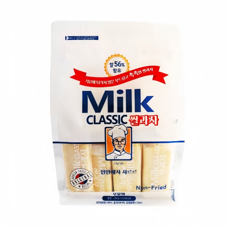 牛奶味米饼非油炸酥脆膨化食品