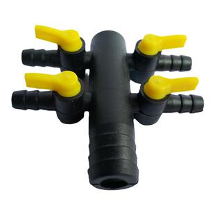 进口20mm转8mm（18转8mm）高级耐腐蚀分配器8MM气管配件可调气量