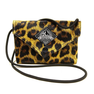 GAGA EQUIPMENT泰国潮牌单肩斜挎包包男女手机包零钱包豹纹小挎包