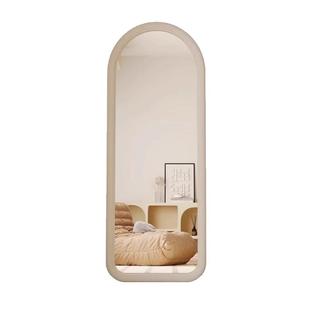 全身镜女生卧室法式家用ins风穿衣镜网红落地镜挂墙化妆异形镜子