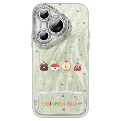 适用华为Pura80手机壳女款p70pro保护套新款ultra硅胶防摔50pro全包p40镜头膜p60pro+支架p70镜面蛋糕art软外