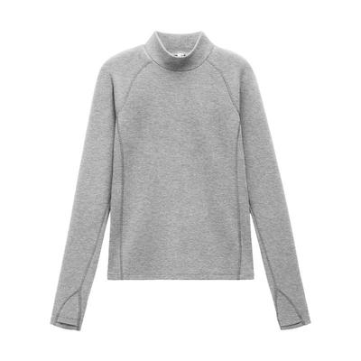 蕉内热皮501+++女士高领机能T恤