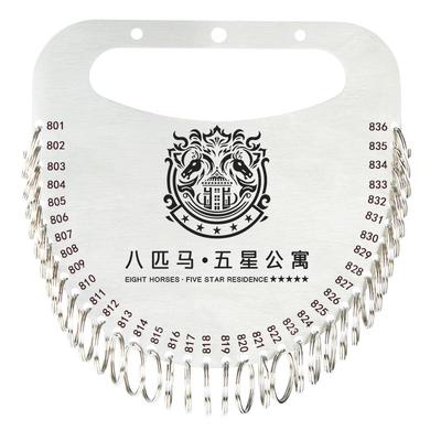 定制钥匙扣加厚钥匙圈环酒店仓库宿舍出租房东学校家里的钥匙盘扣