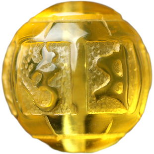 六字真言天然蜜蜡琥珀圆珠散珠回纹珠单珠金珀单颗配饰配珠子手串