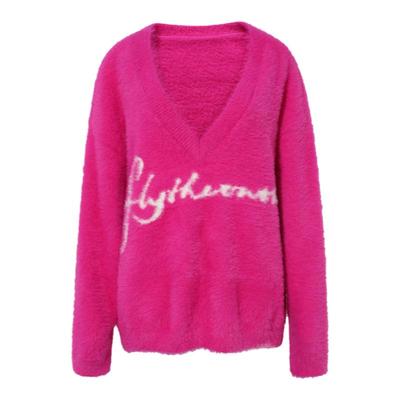 FTTFlythetruth粉红天鹅颈毛衣