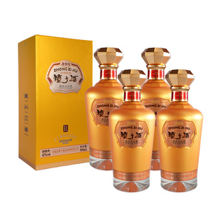 金种子酒 金柔和42度500ml*4瓶整箱纯粮浓香白酒宴请送长辈酒礼盒