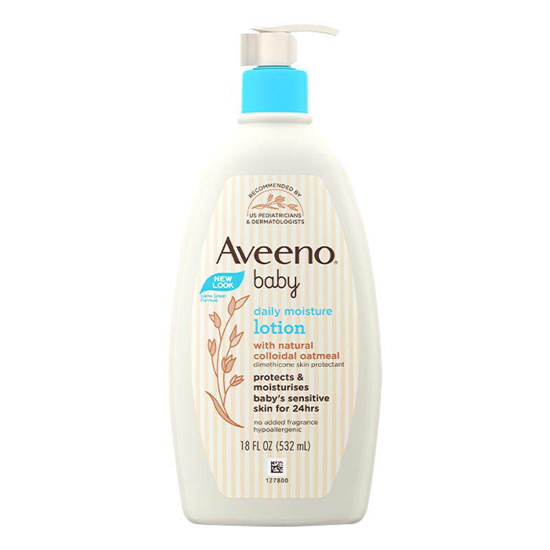 Aveeno/艾维诺每日倍护无香润肤乳532ml燕麦乳354ml韩版身体乳
