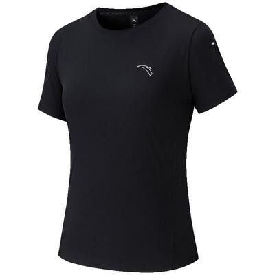 安踏女子速干吸湿跑步短袖T恤