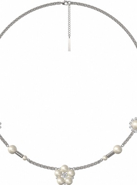 汪苏泷同款VSCH花朵珍珠项链