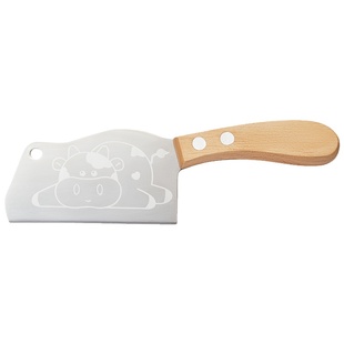 迷你小菜刀儿童刀具不锈钢水果厨房家用专用宝宝婴儿辅食切菜小刀