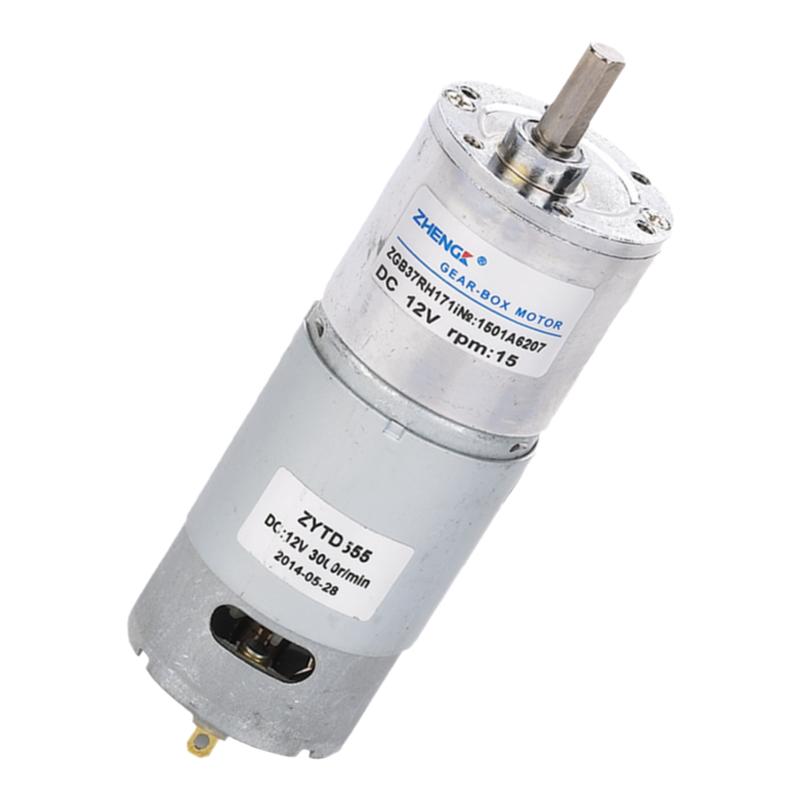ZGB37RH 12V24V正科37mm直流齿轮减速电机马达正反转大扭矩可调速