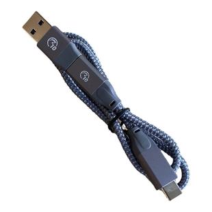 二合一USB3.1双头TYPEC数据线SSD移动硬盘10G高速线PD快充移动电源短线适用惠普联想戴尔苹果Macbook