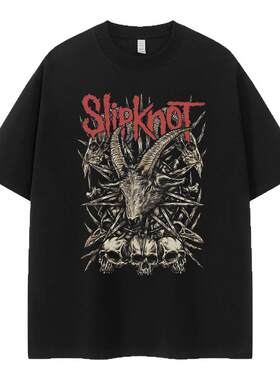 Slipknot复古美式T恤短袖