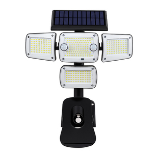 太阳能户外灯2026新款家用庭院灯室外人体感应农村院子照明壁灯