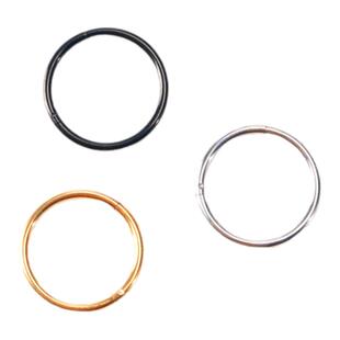 单只耳环街头防过敏细款耳环男女嘻哈时尚经典钛钢耳骨扣耳扣环