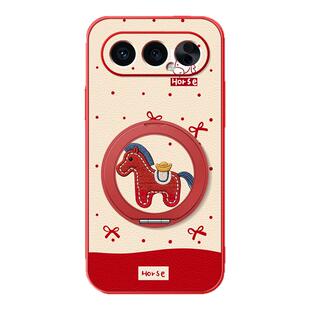 新年限定适用荣耀500手机壳400/300ultra/200/100pro新款90gt磁吸支架80/70/60/power小羊皮2026马年女卡通