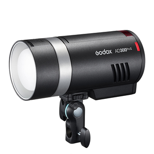 Godox神牛外拍灯AD300PRO II二代户外闪光灯婚纱人像摄影灯1/8000S高速同步TTL自动测光300W大功率便携闪光灯