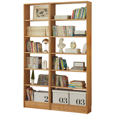 香木语北美橡木日式组合书柜