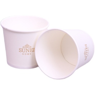 金箔纸杯一次性纸杯 商用 定做单位广告纸杯 定制广告纸杯 加厚纸