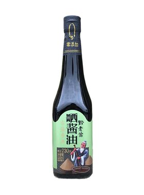 黔老翁晒酱油500ml瓶装酱油