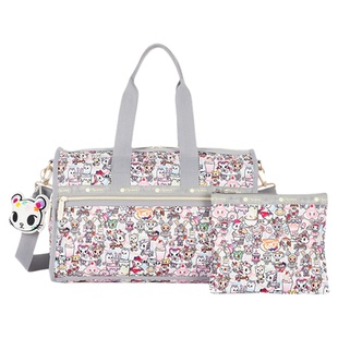 LeSportsac乐播诗TOKIDOKI™合作系列可爱满印大容量行李包斜挎包