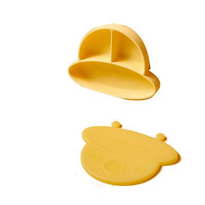 IKV宝宝吸盘式分格硅胶餐盘