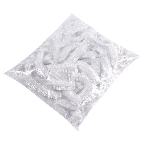 一次性保鲜膜套罩500只家用冰箱剩菜碗盖带松紧口浴帽式pe