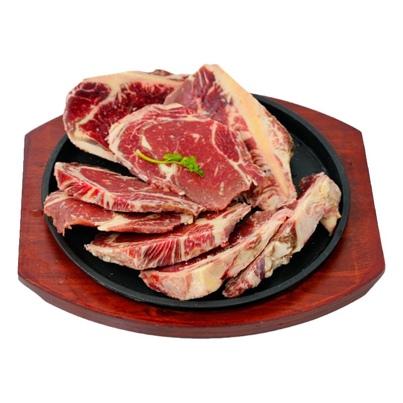 【5斤带骨牛肉】犇西诗原切0添加带骨牛排边角料进口牛肉红烧炖煮