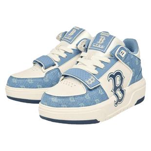 MLB官方 张凌赫同款男女复古老花百搭休闲鞋韩系学长鞋秋冬SXCDN