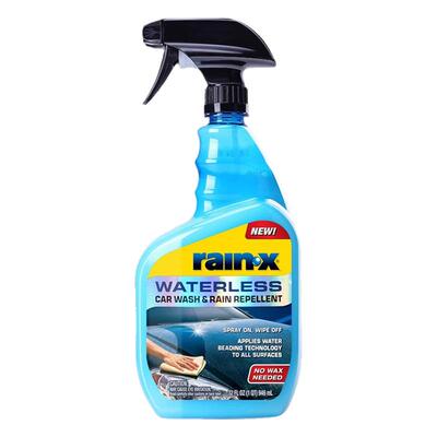 rain-x防雨上光免冲无水洗车液