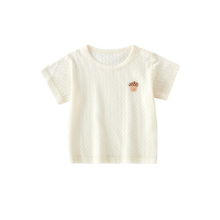 婴儿短袖上衣夏季儿童t恤纯棉a类薄款透气睡衣男童夏装宝宝半袖