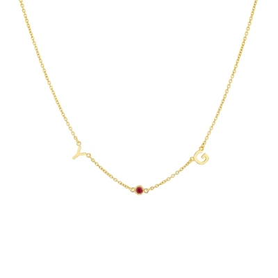 TENCOO字母锁骨链吊坠轻奢百搭