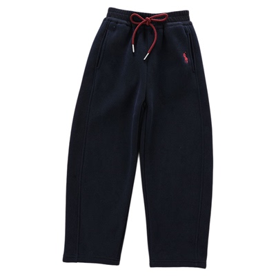 女童一体加绒直筒香蕉裤秋冬卫裤