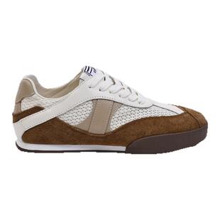 UDV阿甘鞋休闲鞋女2025秋季新款真皮运动鞋网面透气休闲鞋小白鞋