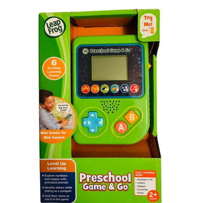 leapfrog英文英语学前幼儿童掌上电子游戏机Preschool Game Go